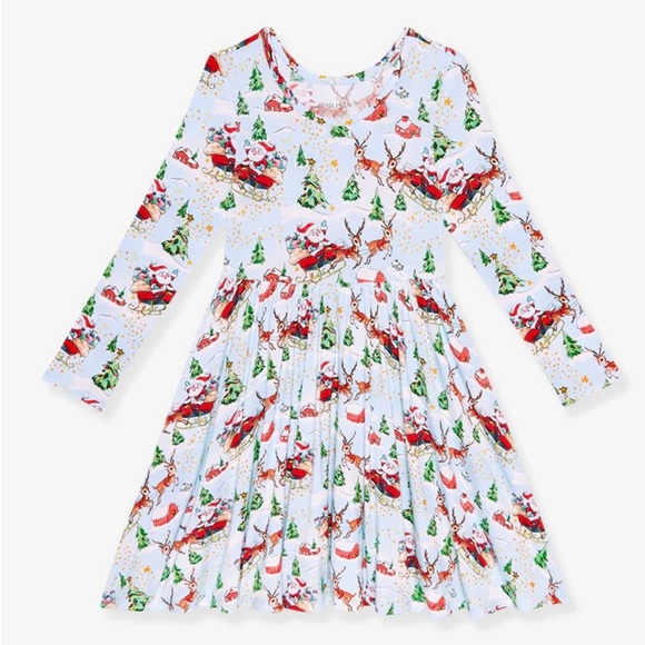 Posh Peanut Pere Noel Twirl Dress, 3T-4T, NWT - Picture 1 of 2
